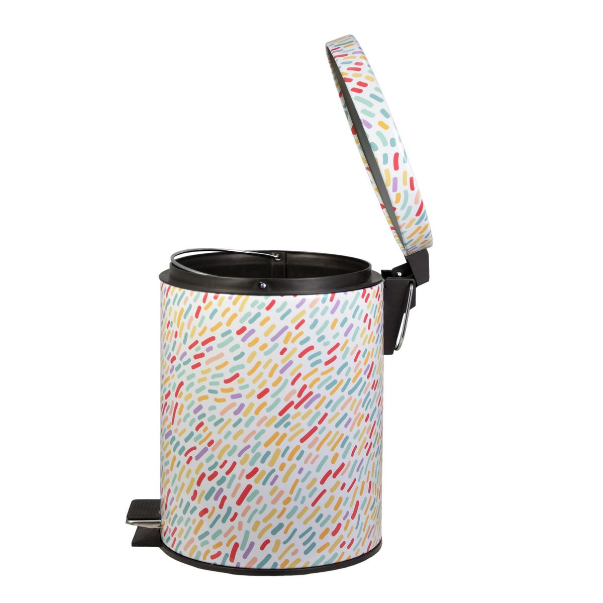 CASA BONITA - Papelero 5 Litros Metal Multicolor