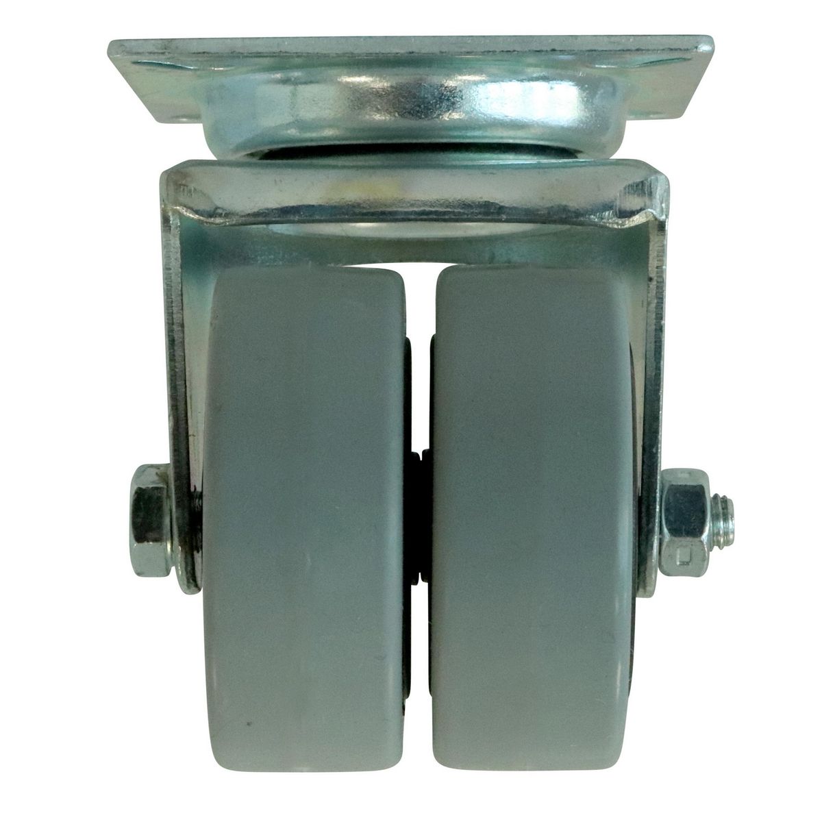 FIXSER - Rueda doble girator goma 80kg