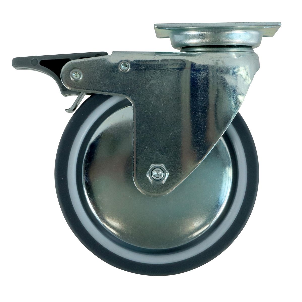 FIXSER - Rueda giratoria tpe con freno 55