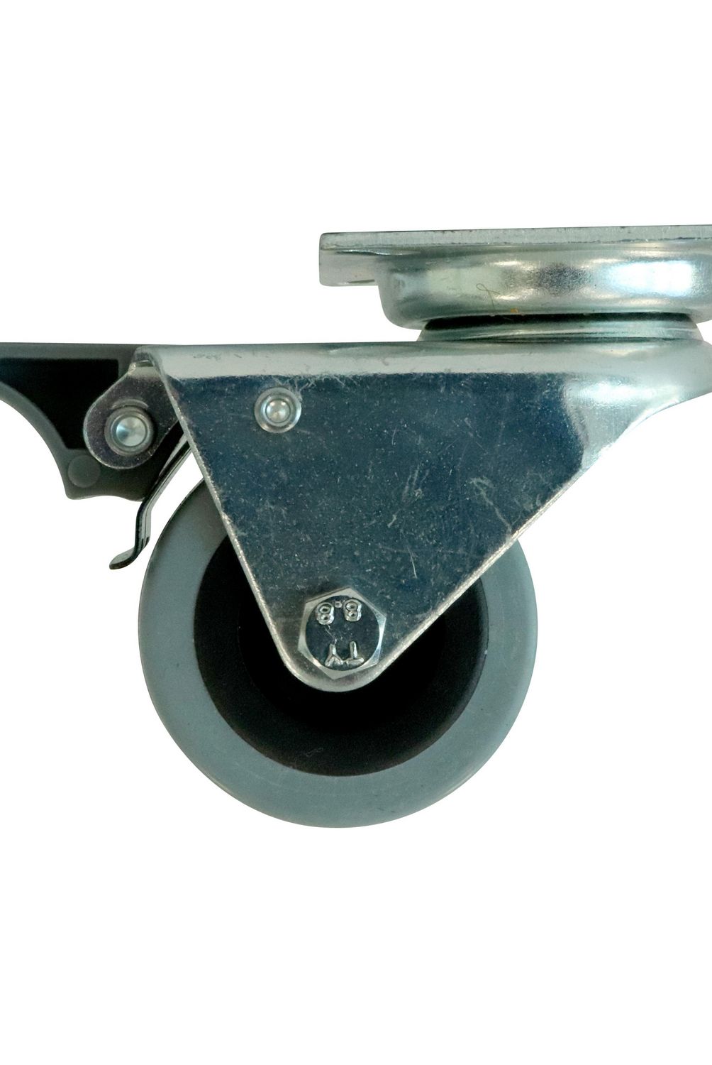 FIXSER - Rueda doble giratoria con freno 80