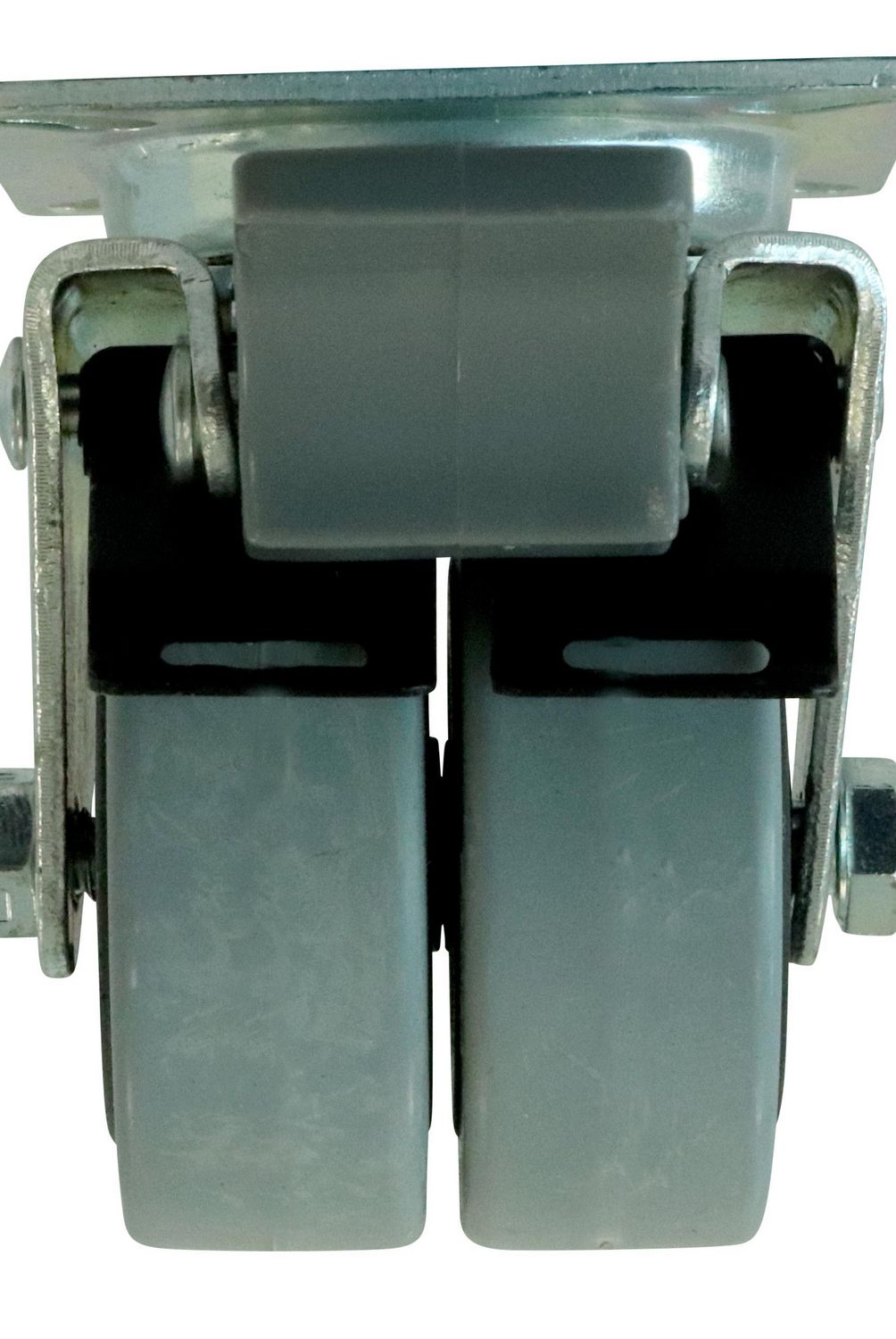 FIXSER - Rueda doble giratoria con freno 80