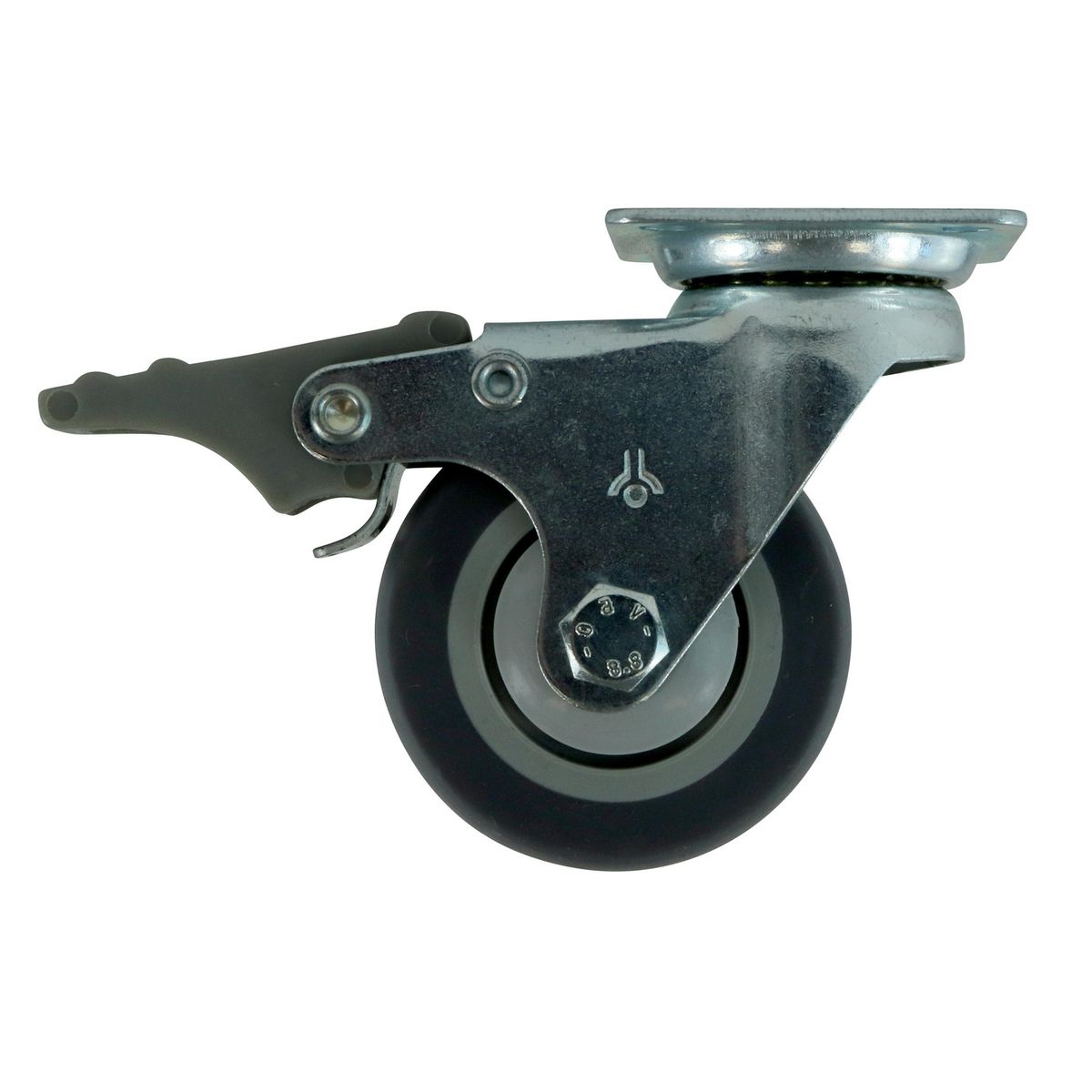 FIXSER - Rueda giratoria tpe con freno 35