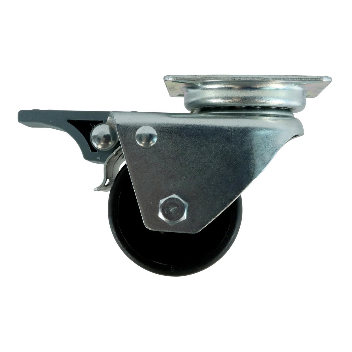 FIXSER - Rueda giraoria doble con freno 80kg