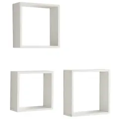 JUST HOME COLLECTION - Repisa Cubo 3 Nivel(es) 30x24x27 cm Blanco