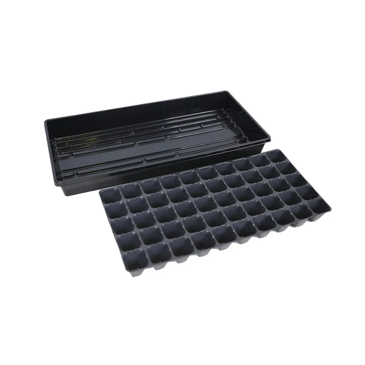 ERGO - Bandeja De Cultivo 50 Cavidades 54. 5 X 27 Cm Para Germinación