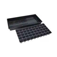 ERGO - Bandeja De Cultivo 50 Cavidades 54. 5 X 27 Cm Para Germinación