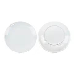 JUST HOME COLLECTION - Plato Melamina Redondo Blanco 25,4 cm