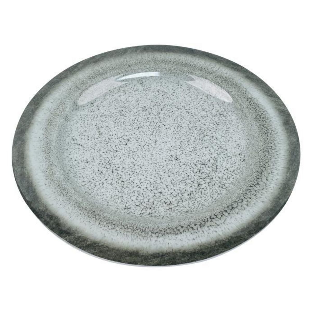 JUST HOME COLLECTION - Plato melamina gris 23 cm
