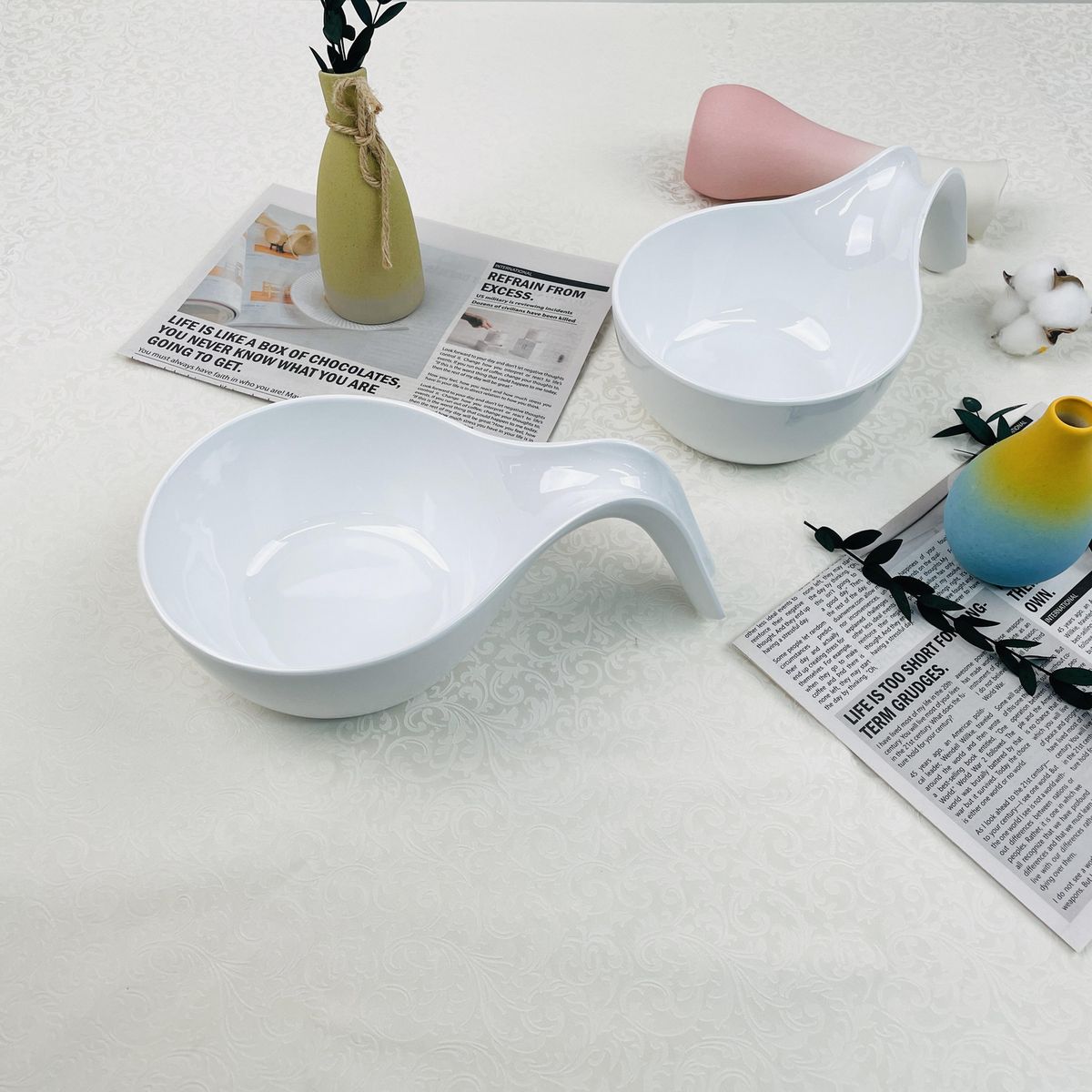 JUST HOME COLLECTION - Bowl Para Servir Just Home Collection Blanco 27 Cm 800 Ml