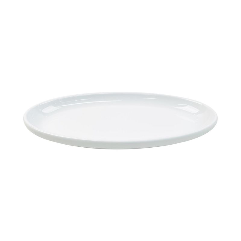 JUST HOME COLLECTION - Plato ovalado melamina blanco