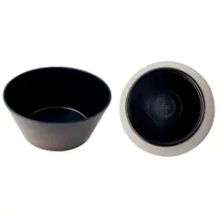 JUST HOME COLLECTION - Bowl melamina 16x7 cm madera / negro