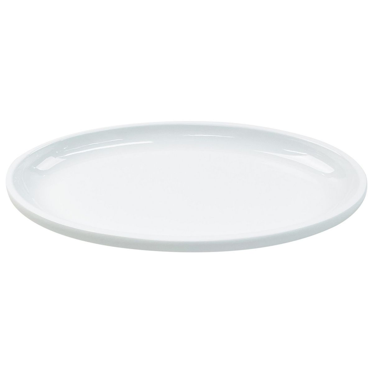 JUST HOME COLLECTION - Plato melamina ovalado blanco
