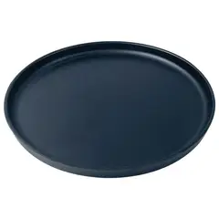 JUST HOME COLLECTION - Set Platos 21 cm 4 Piezas Melamina Negro