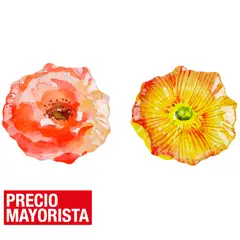 JUST HOME COLLECTION - Plato melamina flor 19x17,6 cm