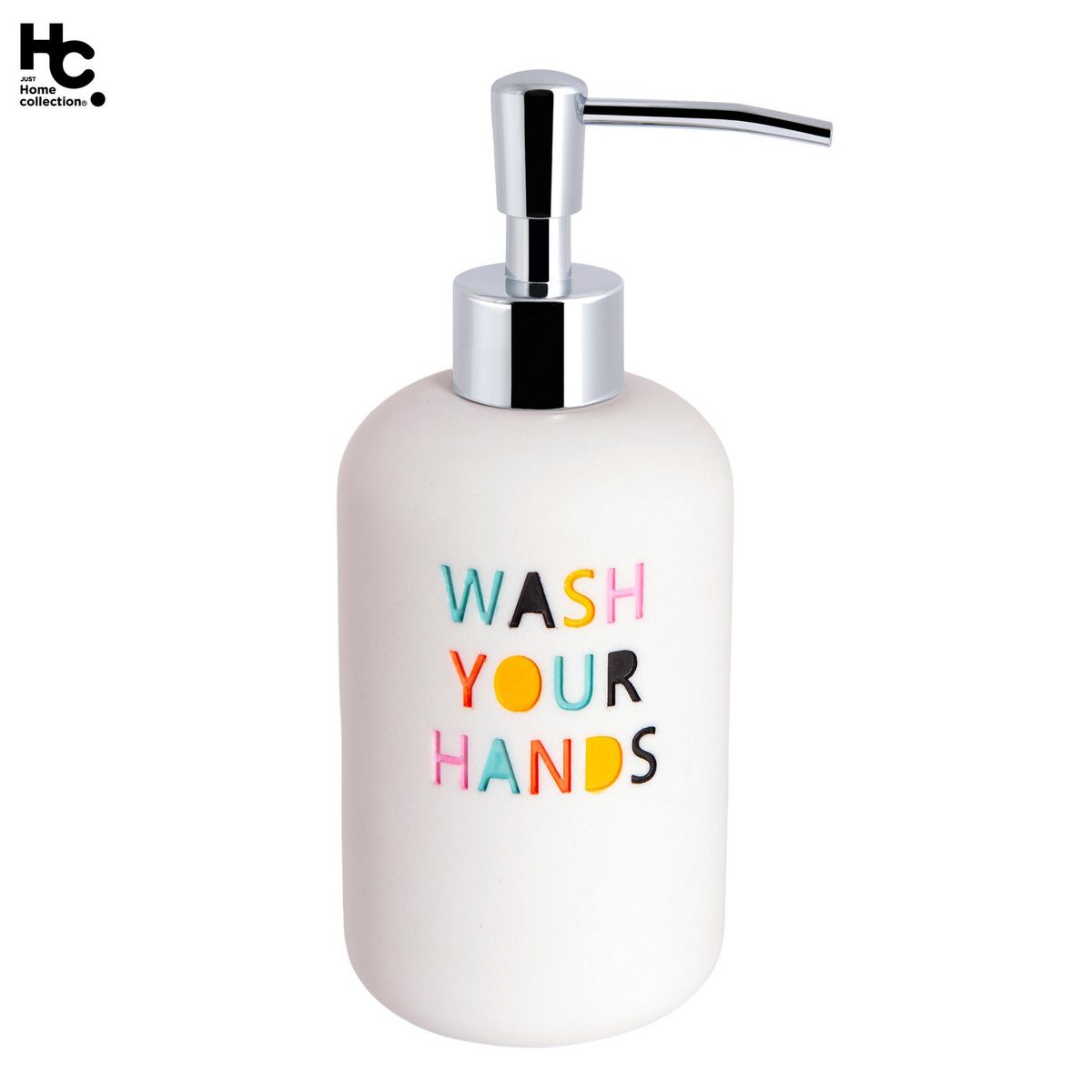 JUST HOME COLLECTION - Dispensador Words Resina Blanco