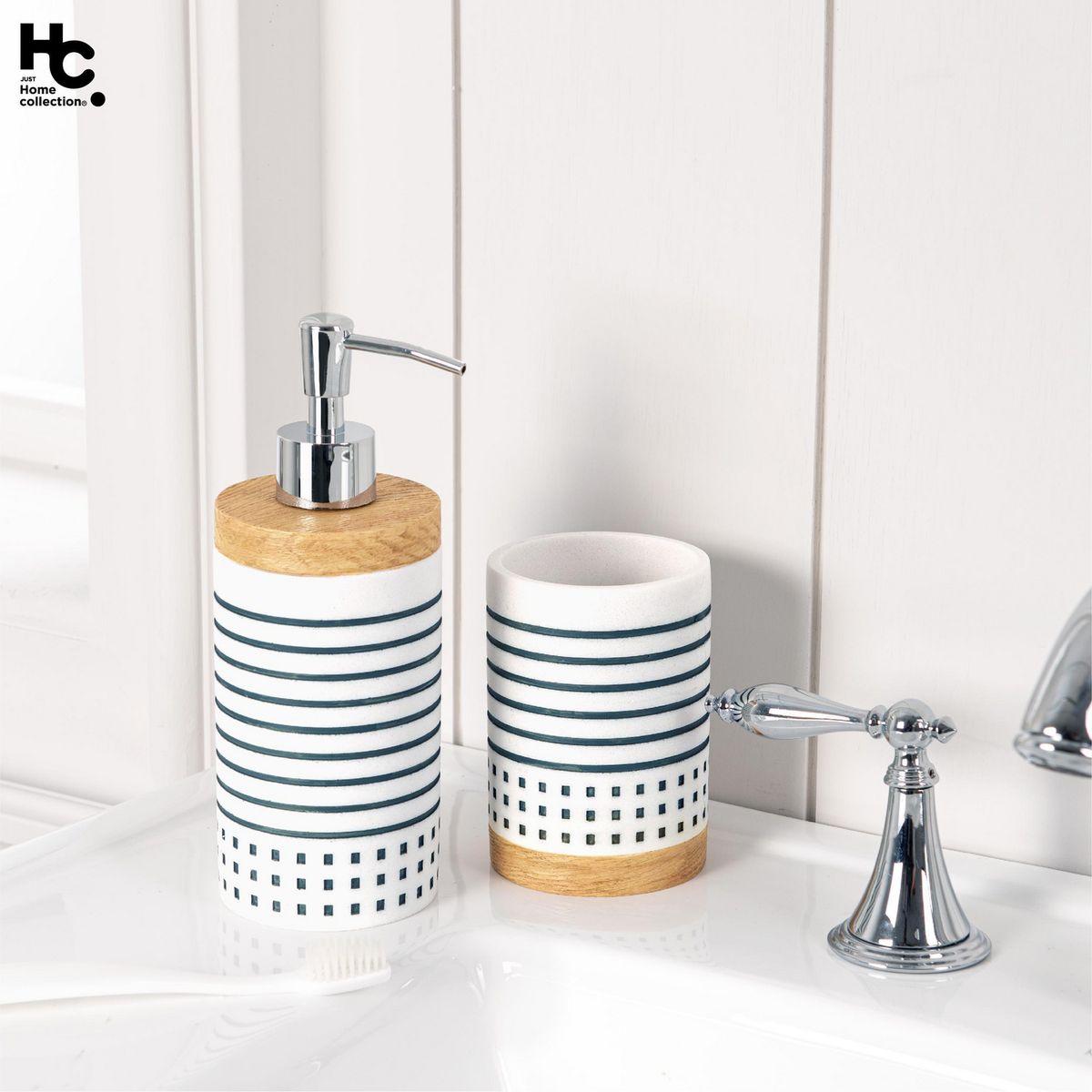 JUST HOME COLLECTION - Vaso Nat Resina Multi