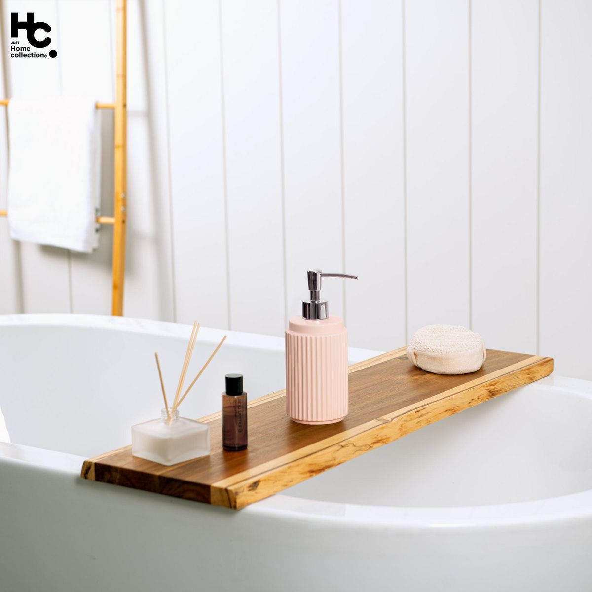 JUST HOME COLLECTION - Dispensador Ceramic Blush Rosa