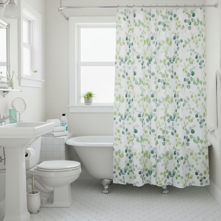 Cortina Ban Tela Eco Leaf 178x180 cm