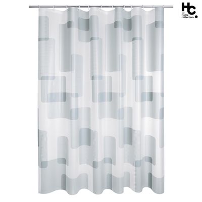 Imagen 2 del producto Cortina Baño 178x180 cm Geo Gris