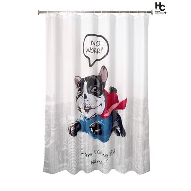 Cortina Bao Tela Pug Fly 178x180 cm