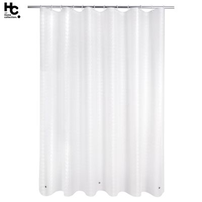 Imagen 2 del producto Forro Cortina Baño Blanco con Argollas 178x180cm con Iman