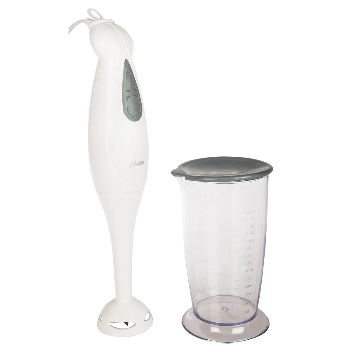 OSTER - Batidora de inmersión 0,7 litros blanco