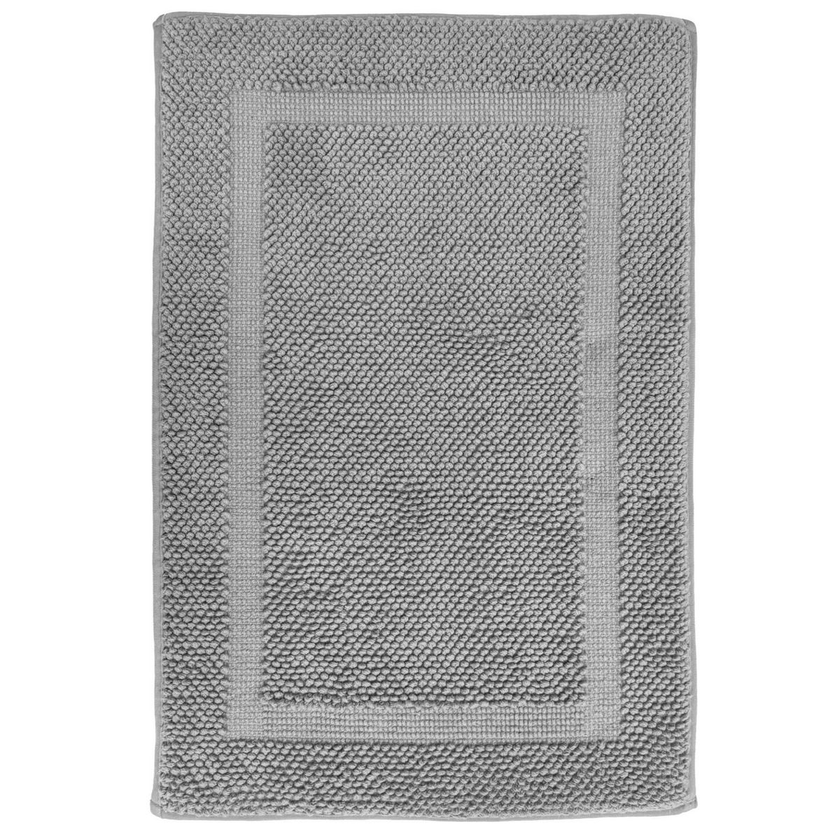 JUST HOME COLLECTION - Piso baño Memo 45x70 cm Algodón Gris