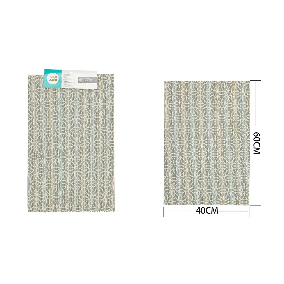 CASA BONITA - Piso Baño Antideslizante Zen 40x60 cm