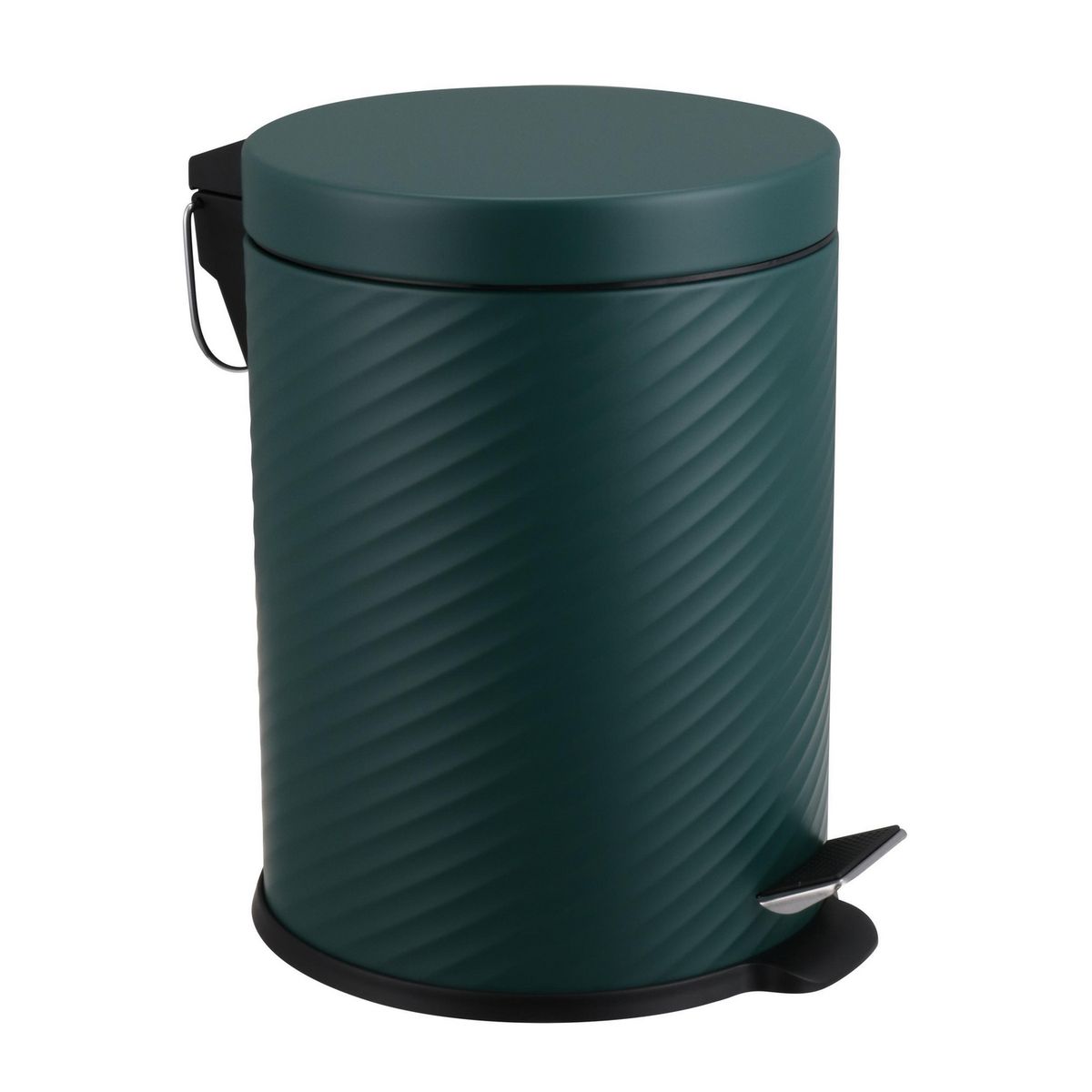 JUST HOME COLLECTION - Papelera 5 Litros Metal Verde