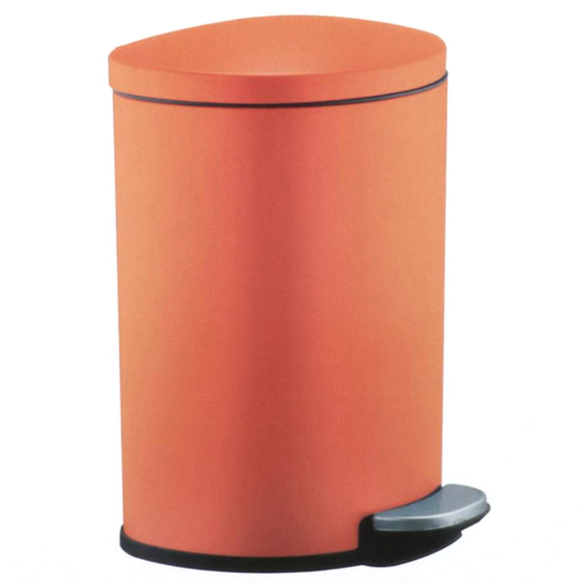 JUST HOME COLLECTION - Papelera 7 Litros Metal Naranjo