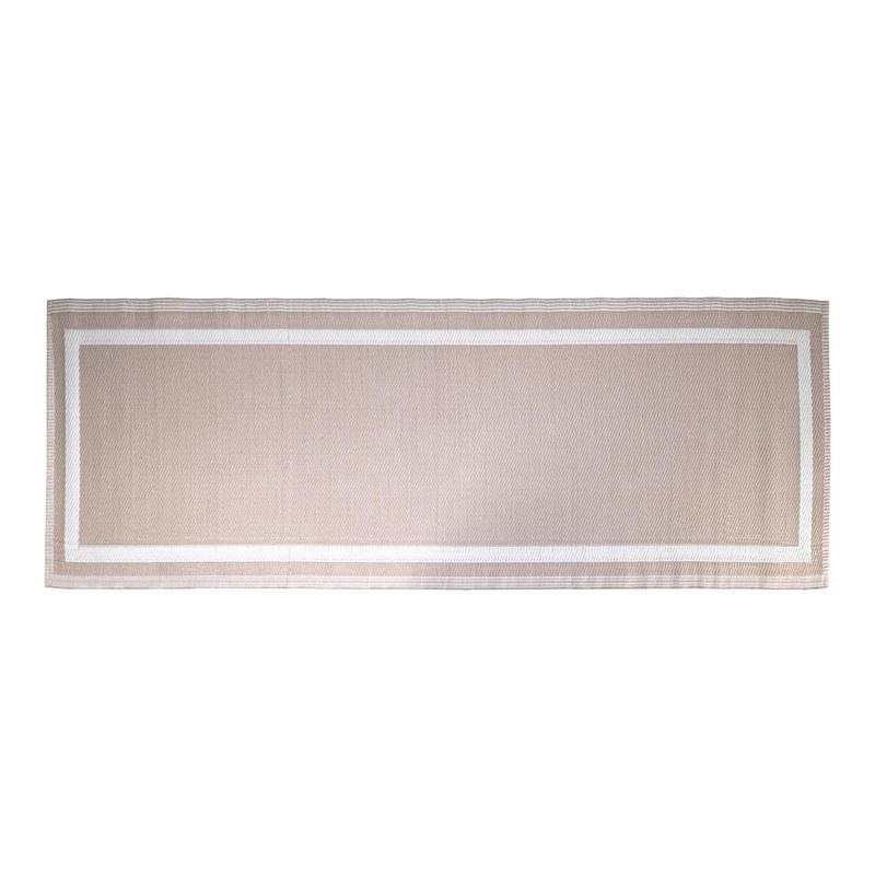 JUST HOME COLLECTION - Alfombra Clásico 80x230 cm Polipropileno Beige; Blanco