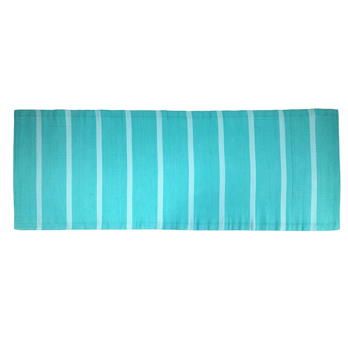 JUST HOME COLLECTION - Alfombra Nórdica 80x230 cm Polipropileno Azul; Blanco