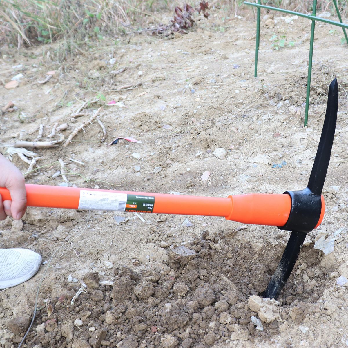 BAUKER - Picota acero Negro/Amarillo