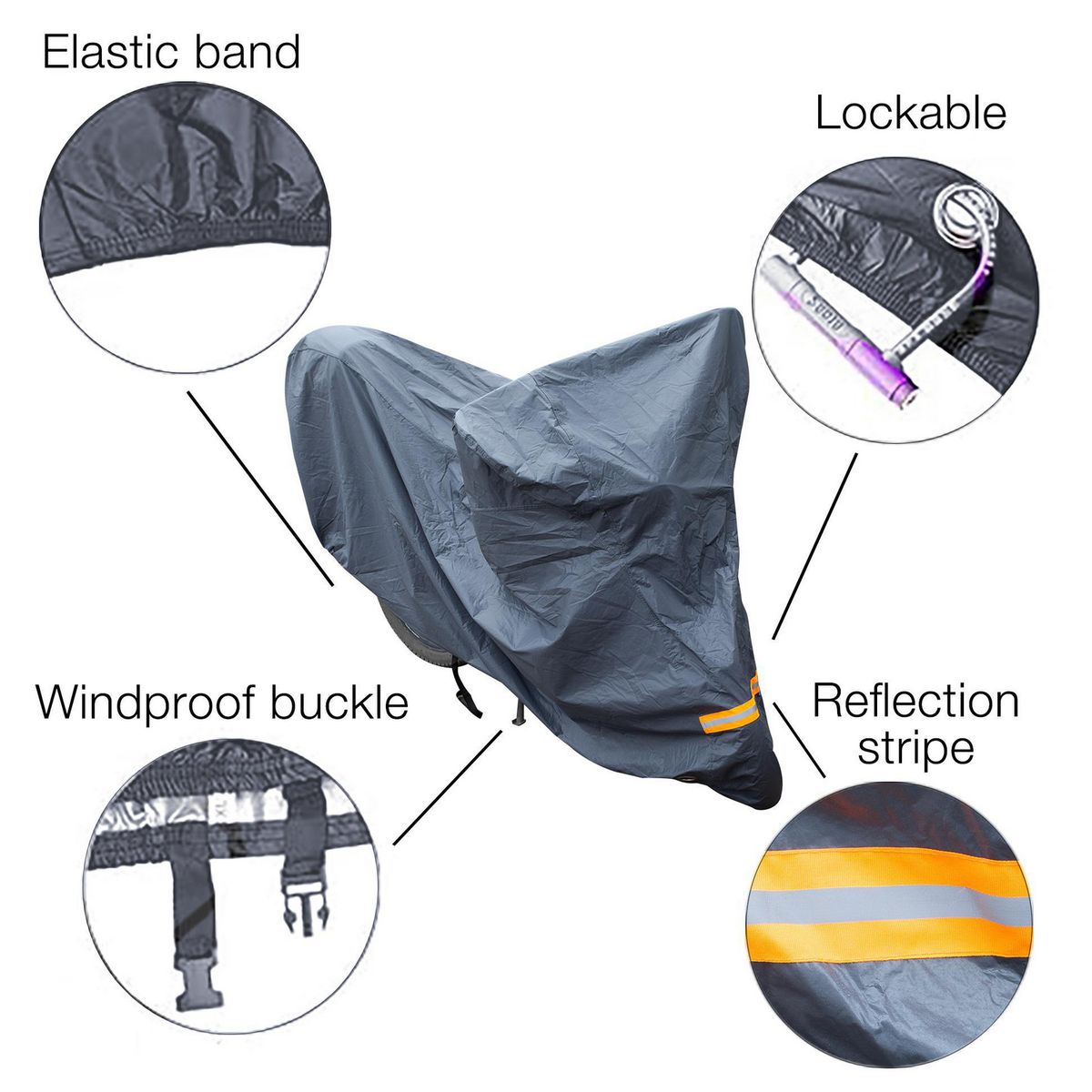 AUTOSTYLE - Cubre Moto Top Gama XL