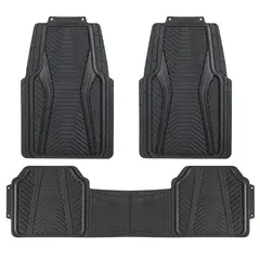 AUTOSTYLE - Cubre piso 3p negro pvc d