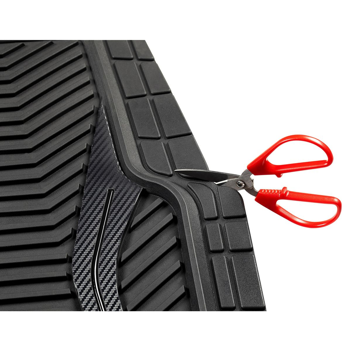 AUTOSTYLE - Cubre piso 3p negro pvc d