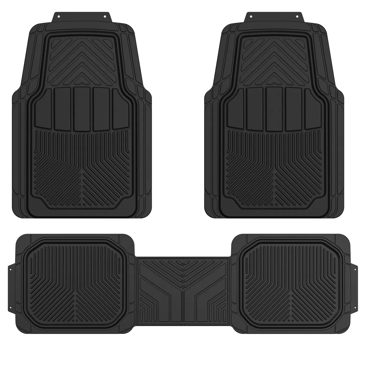 AUTOSTYLE - Cubre piso 3p negro pvc l