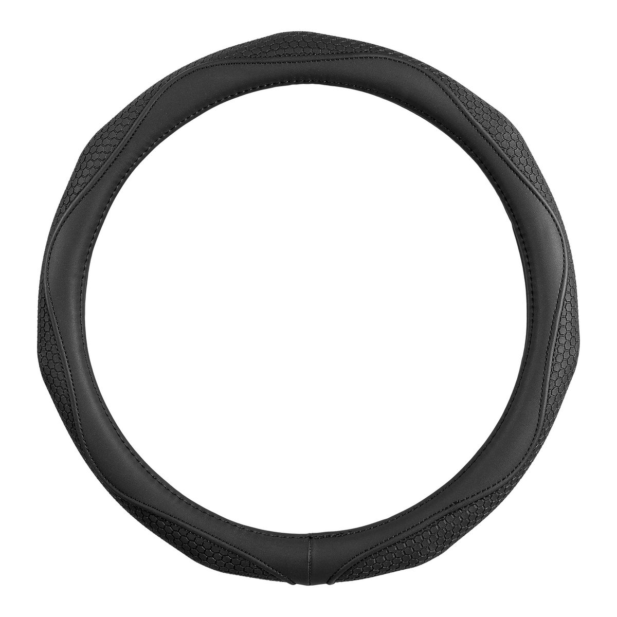 AUTOSTYLE - Cubre volante Ecocuero 38 cm Negro