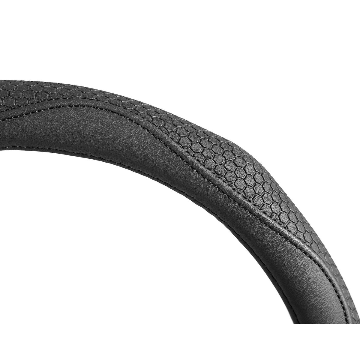 AUTOSTYLE - Cubre volante Ecocuero 38 cm Negro