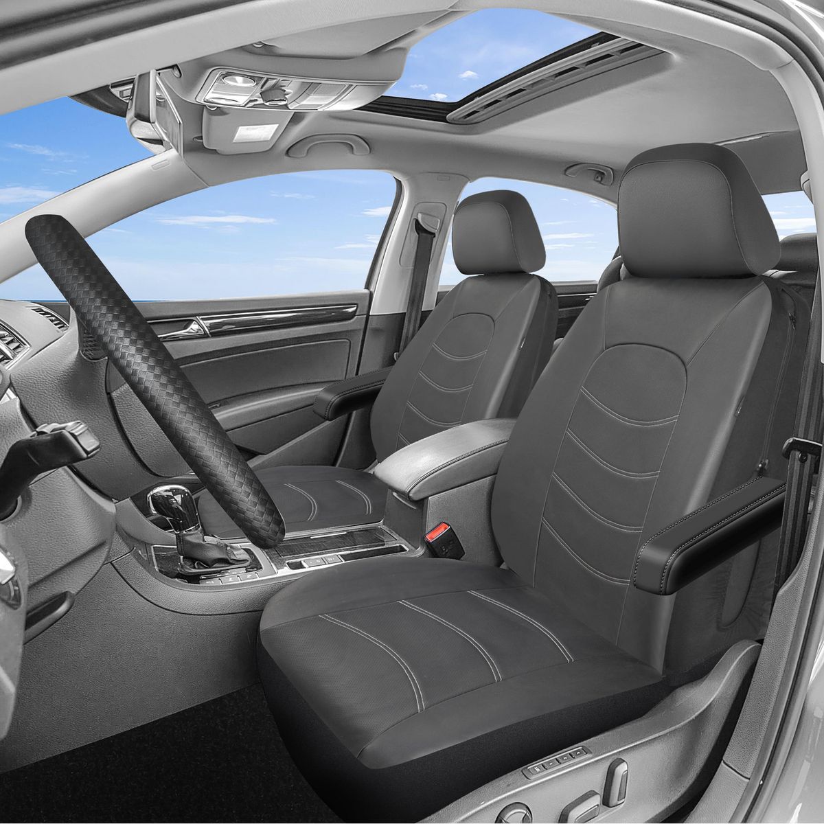 AUTOSTYLE - Cubre asiento 9 piezas pickup as