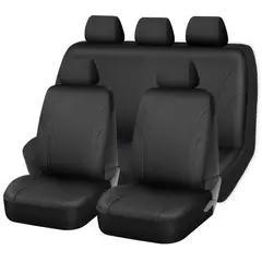 AUTOSTYLE - Cubre Asiento Universal Negro para 9 Personas