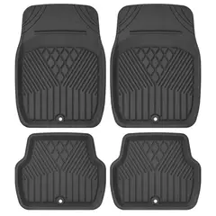 AUTOSTYLE - Cubre piso 4p negro 3ds