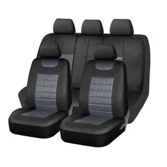 AUTOSTYLE - Cubre Asiento 9 Personas Negygris Pvc