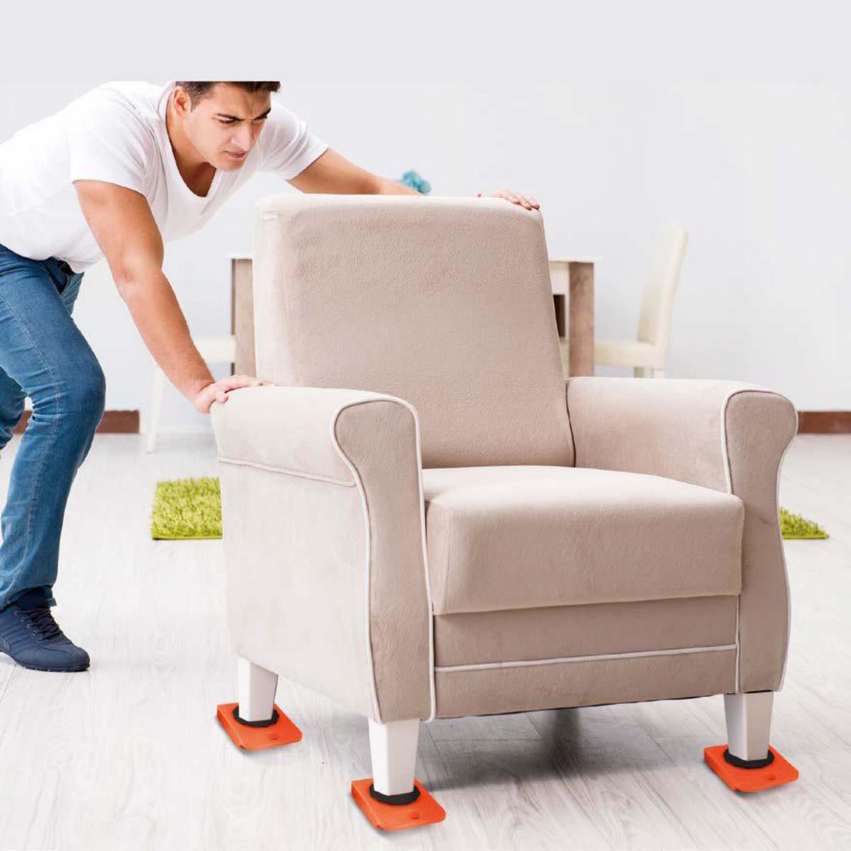 BAUKER - Kit movimiento muebles 4 piezas