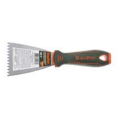 BAUKER - Espátula Ranurada 0,25 pulg M/Plástico