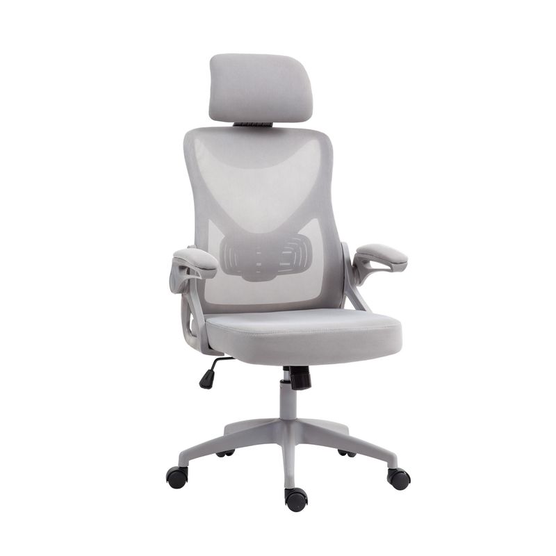 JUST HOME COLLECTION - Silla Escritorio Ergonómica Gris