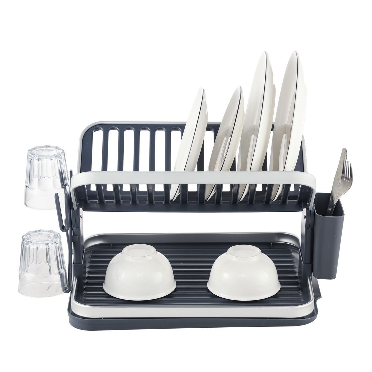 JUST HOME COLLECTION - Secaplatos aluminio extensible