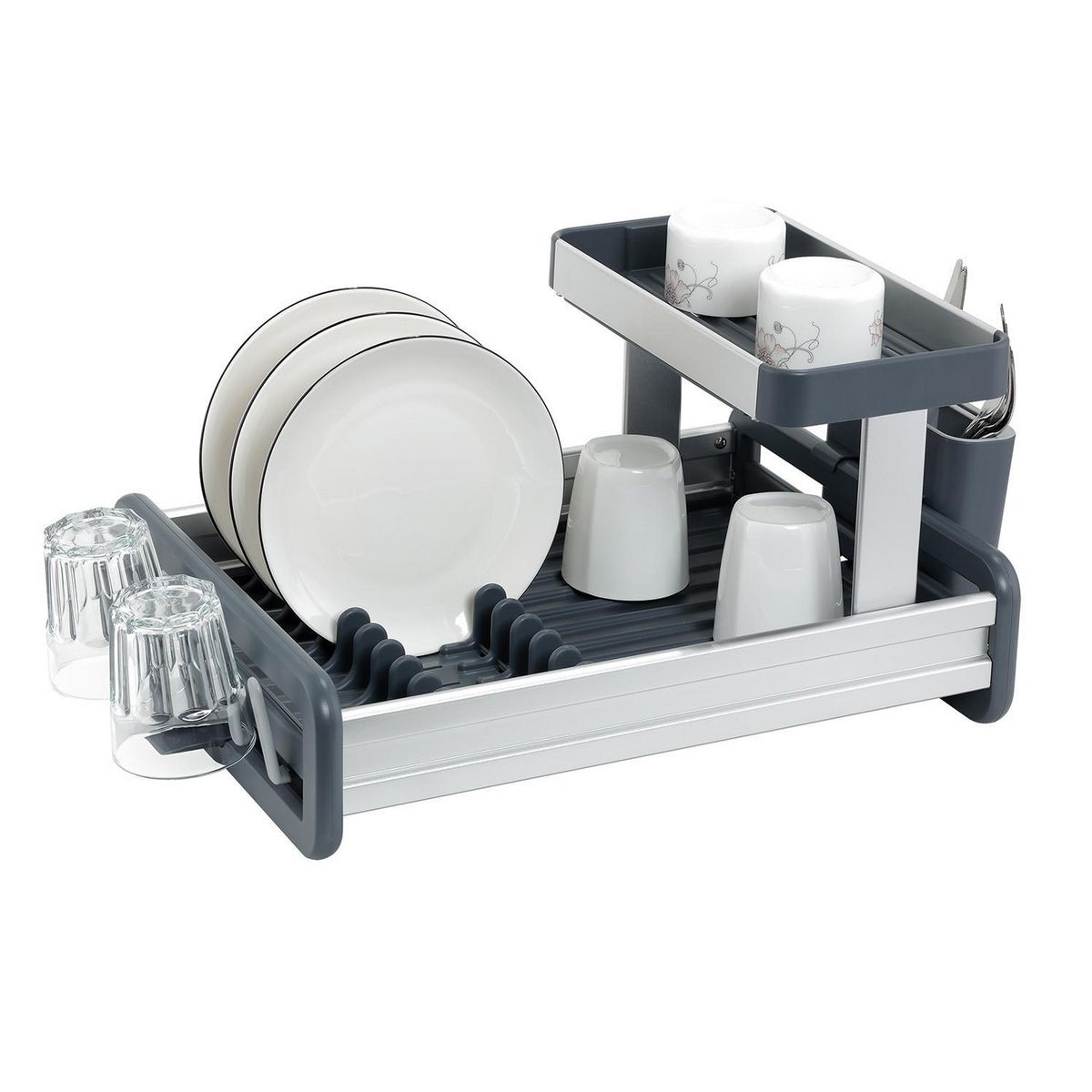 JUST HOME COLLECTION - Secaplatos aluminio 54x35x25 cm