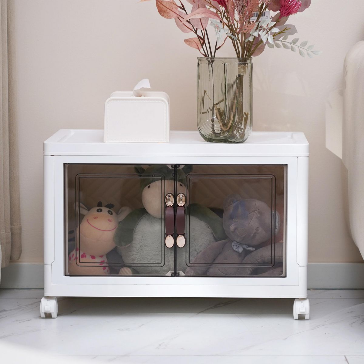 JUST HOME COLLECTION - Cajón puerta plegable con ruedas