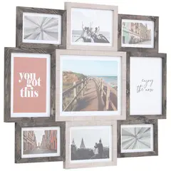 JUST HOME COLLECTION - Marco de Foto 51.7x54.7 cm Café, Beige MDF